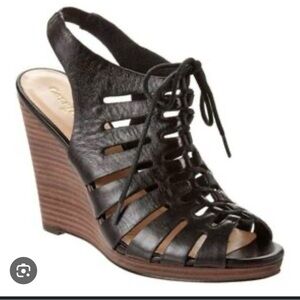 Cole Haan Black Cutout Heels